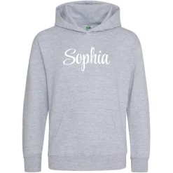 Unisex Kids' Cotton Long Sleeve Pull Over Hoodie