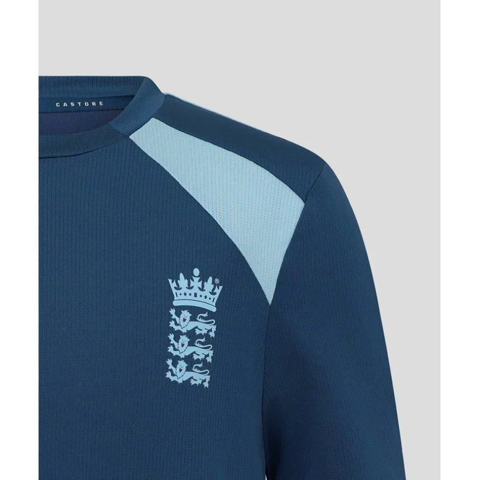 Unisex Kids 26/27 England Cricket Short Sleeve Performance T-Shirt