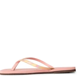 Unisex Kids Hav. You Metallic Crocus Rose Flip Flops