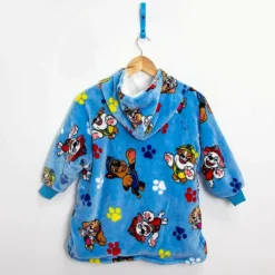 Unisex Kids' Hugs Hooded Fluffy Dressing Gown