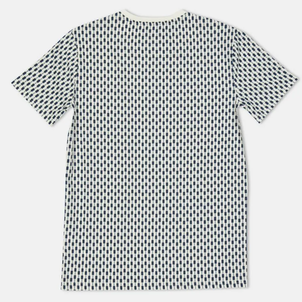 Unisex Kids' Micro Geo Print Short Sleeve T-Shirt