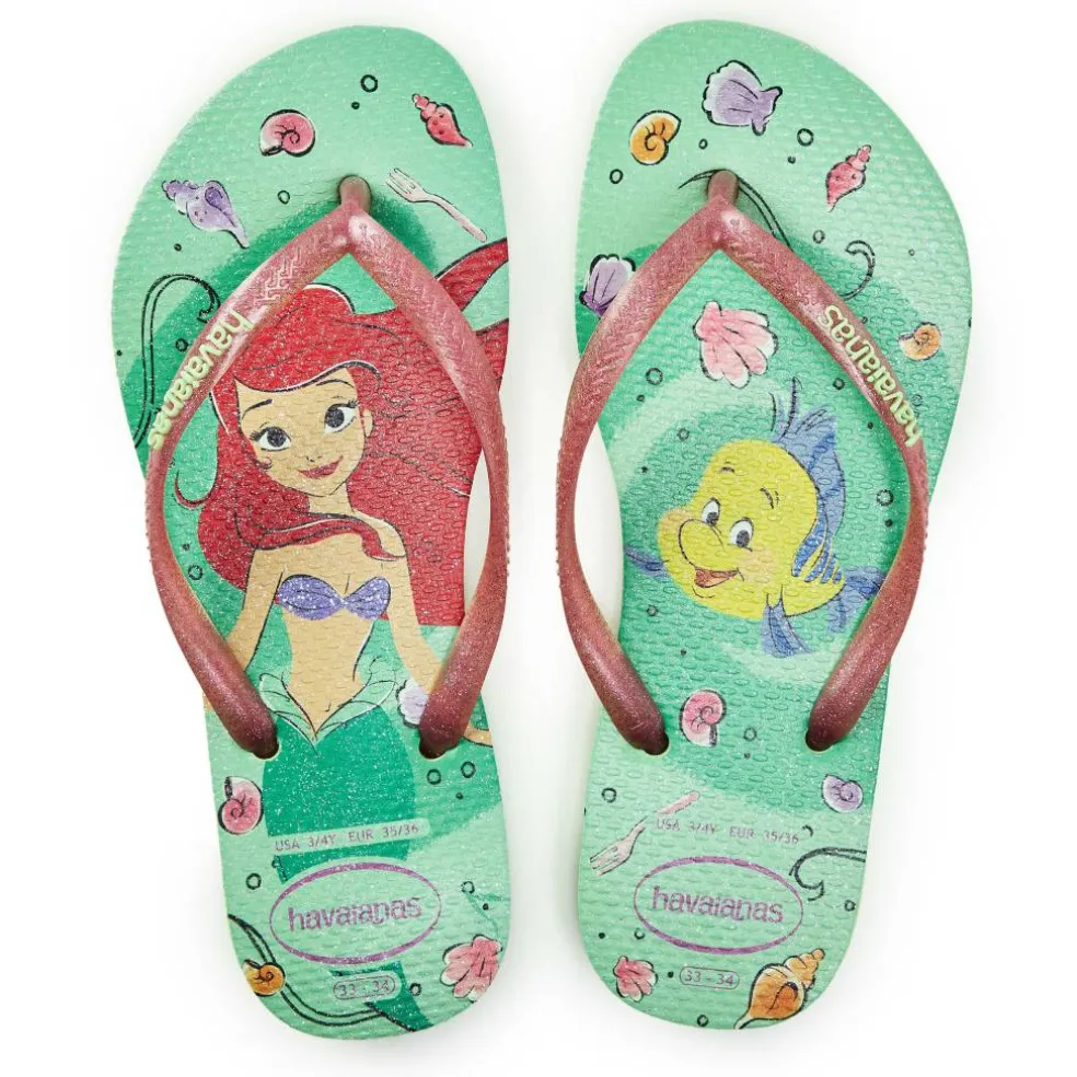 Unisex Kids Slim Princess Citronella Flip Flops