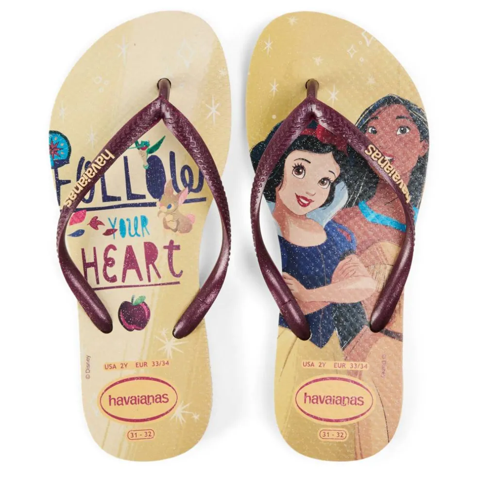 Unisex Kids Slim Princess Citronella Flip Flops