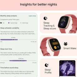 Versa 4 Fitness Smartwatch - Pink/Copper Rose