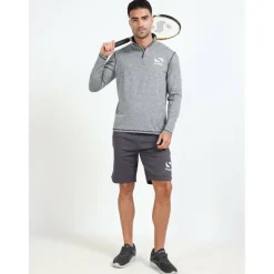 Vertilite Melange Quarter Zip Sweatshirt