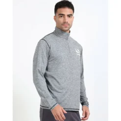 Vertilite Melange Quarter Zip Sweatshirt