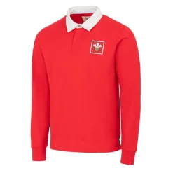Vintage Long Sleeve Rugby Shirt Mens