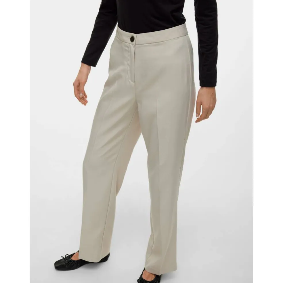 Vmrita Mid Waist Trousers