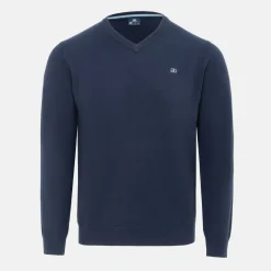 V Neck Classic Knitted Sweater Men