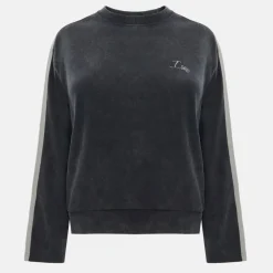Washed Side Stripe Sweatshirt