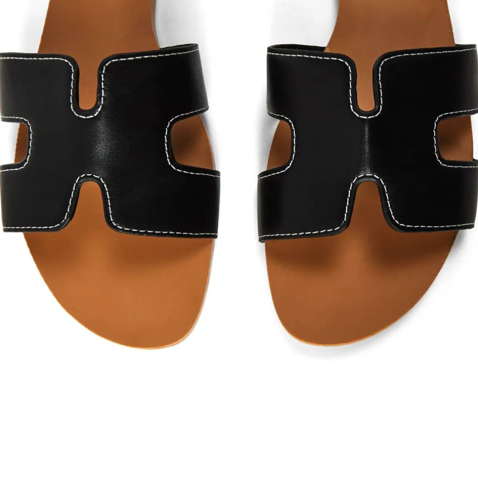 Where’s Cut Out Design Slide On Sandals