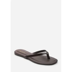 Where’s Flip Flop Sandal with Contrast Stitch Detail