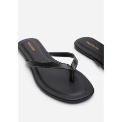 Where’s Flip Flop Sandal with Contrast Stitch Detail