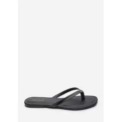 Where’s Flip Flop Sandal with Contrast Stitch Detail