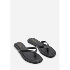 Where’s Flip Flop Sandal with Contrast Stitch Detail