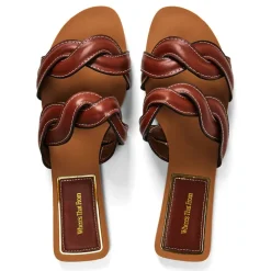 Where’s Two Strap Braided Slip on Sandals