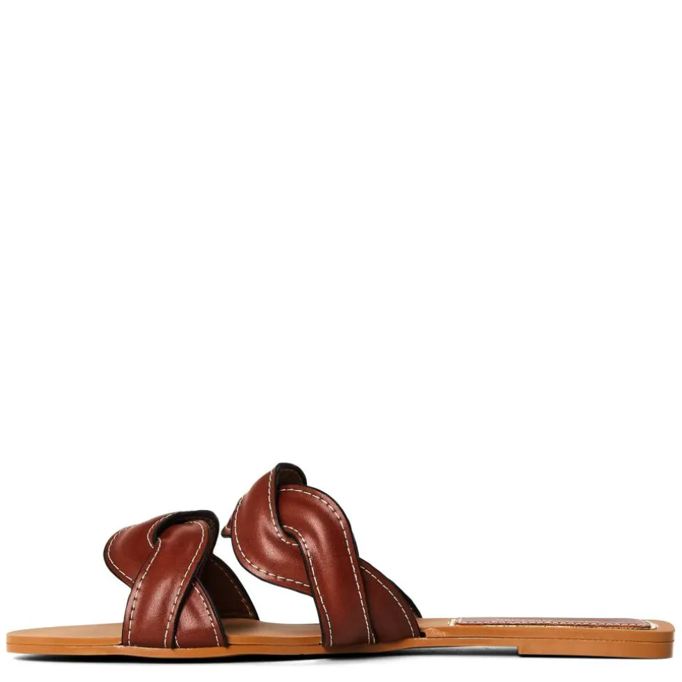 Where’s Two Strap Braided Slip on Sandals