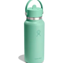 Wide Mouth Water Bottle 946 ml (32 oz) with Flex Straw Cap