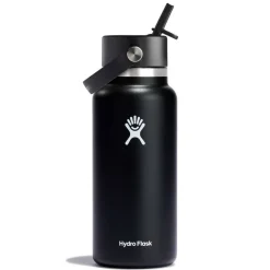 Wide Mouth Water Bottle 946 ml (32 oz) with Flex Straw Cap