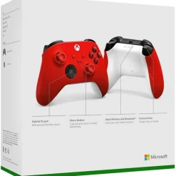 Wireless Controller – Pulse Red