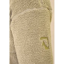 Women's Essential Sherpa Wind Resistant Teddy Fleece Long Sleeve Oversized Fit Equestrian Jacket