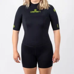 Women's O'Brien Sport 2mm Back Zip Tight Fit Wetsuit Shorty