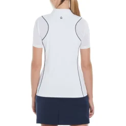 Women's PG Zipped Front Short-Sleeve Performance Polo Shirt
