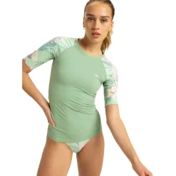 Women's Short-Sleeve Sun Protection Rash Vest