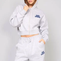 Women's All Love Cotton Long Sleeve Cropped Hoodie
