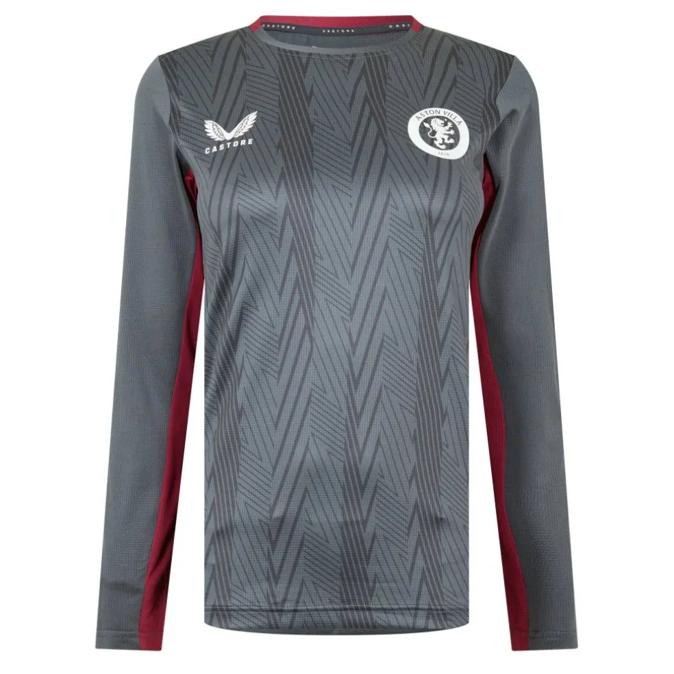 Women's Aston Villa Long Sleeve Licensed T-Shirt