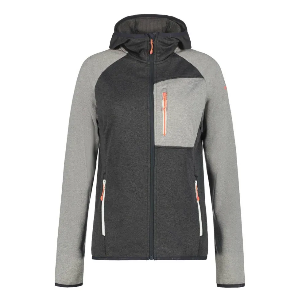 Women's Banks Hooded Full-Zip Fleece Fabric