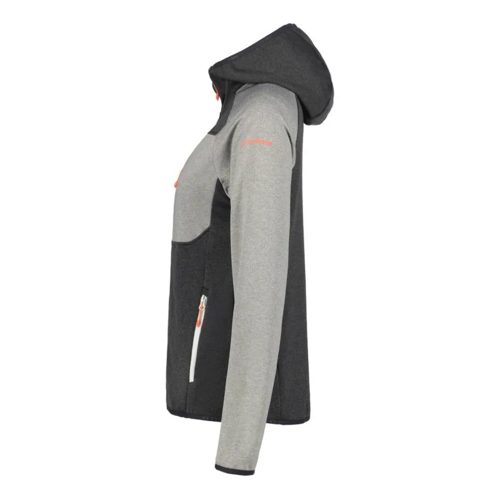 Women's Banks Hooded Full-Zip Fleece Fabric