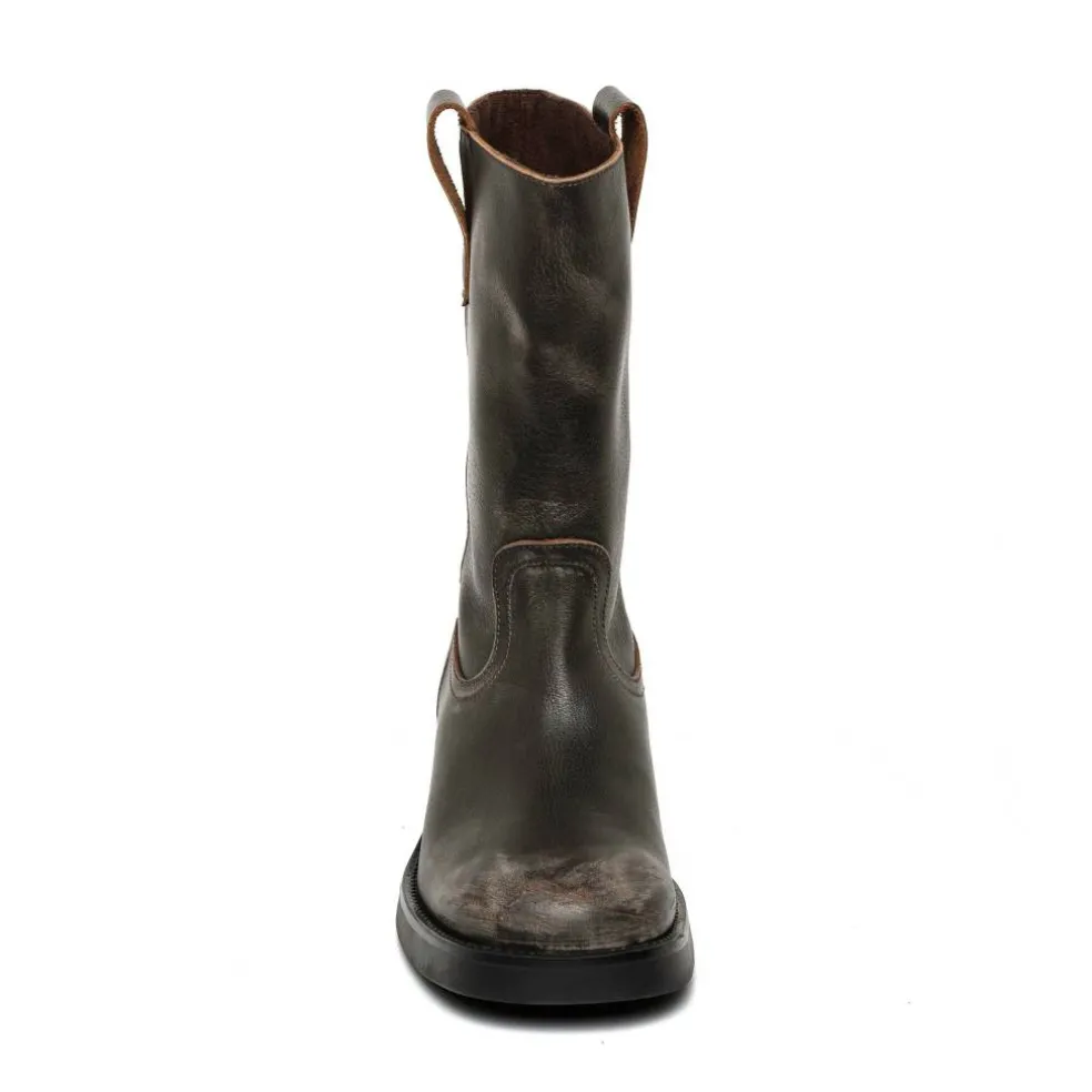 Women's Benedict Side Zip Biker Boots