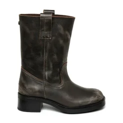 Women's Benedict Side Zip Biker Boots