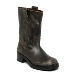 Women's Benedict Side Zip Biker Boots