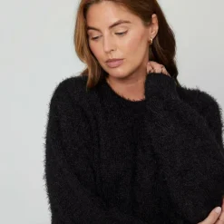 Women's BeYou Fluffy Crew Neck Jumper