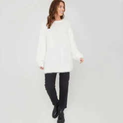 Women's BeYou Fluffy Crew Neck Jumper
