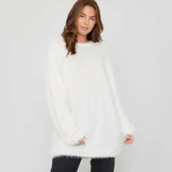 Women's BeYou Fluffy Crew Neck Jumper