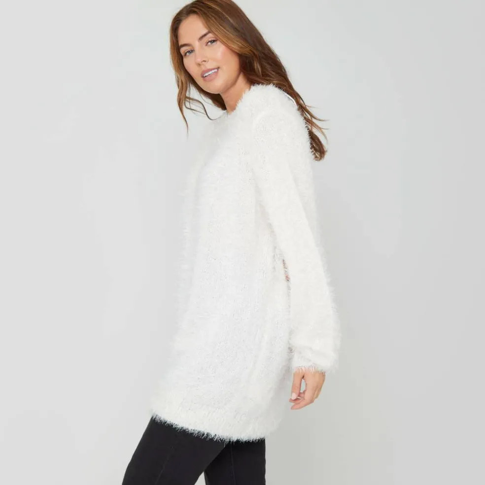 Women's BeYou Fluffy Crew Neck Jumper
