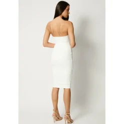Women's Boobtube Midi Bodycon Dress