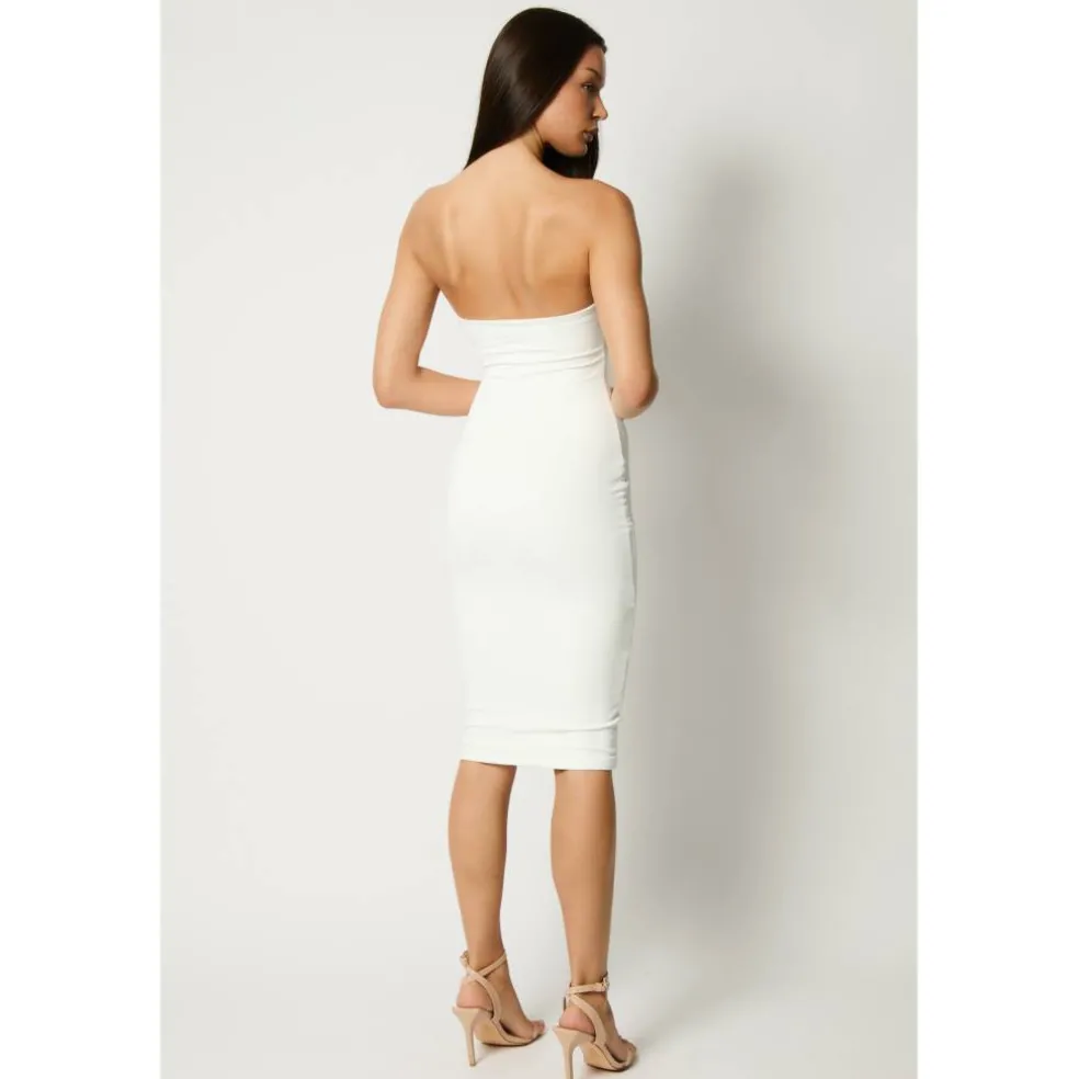 Women's Boobtube Midi Bodycon Dress