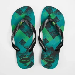 Women's Brasil Fresh Black Flip Flops