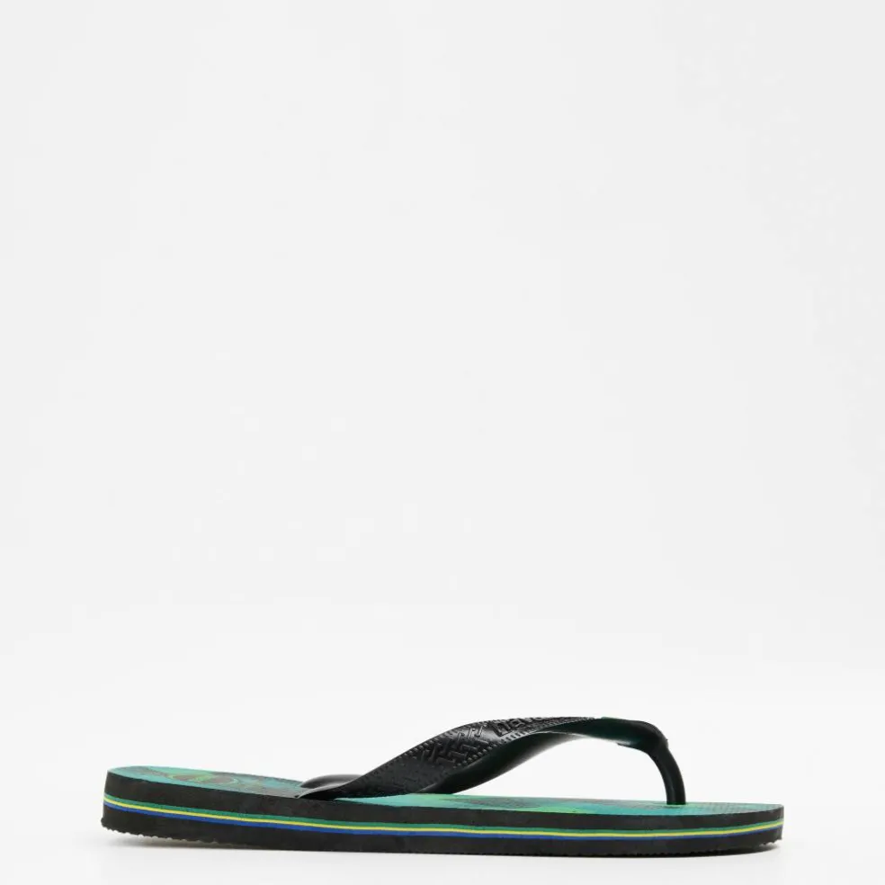 Women's Brasil Fresh Black Flip Flops