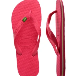 Women's Brasil Pink Paradise Flip Flops