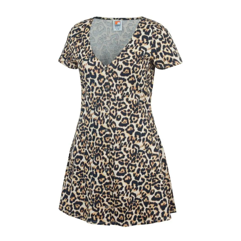 Women's Button-Up Mini Dress
