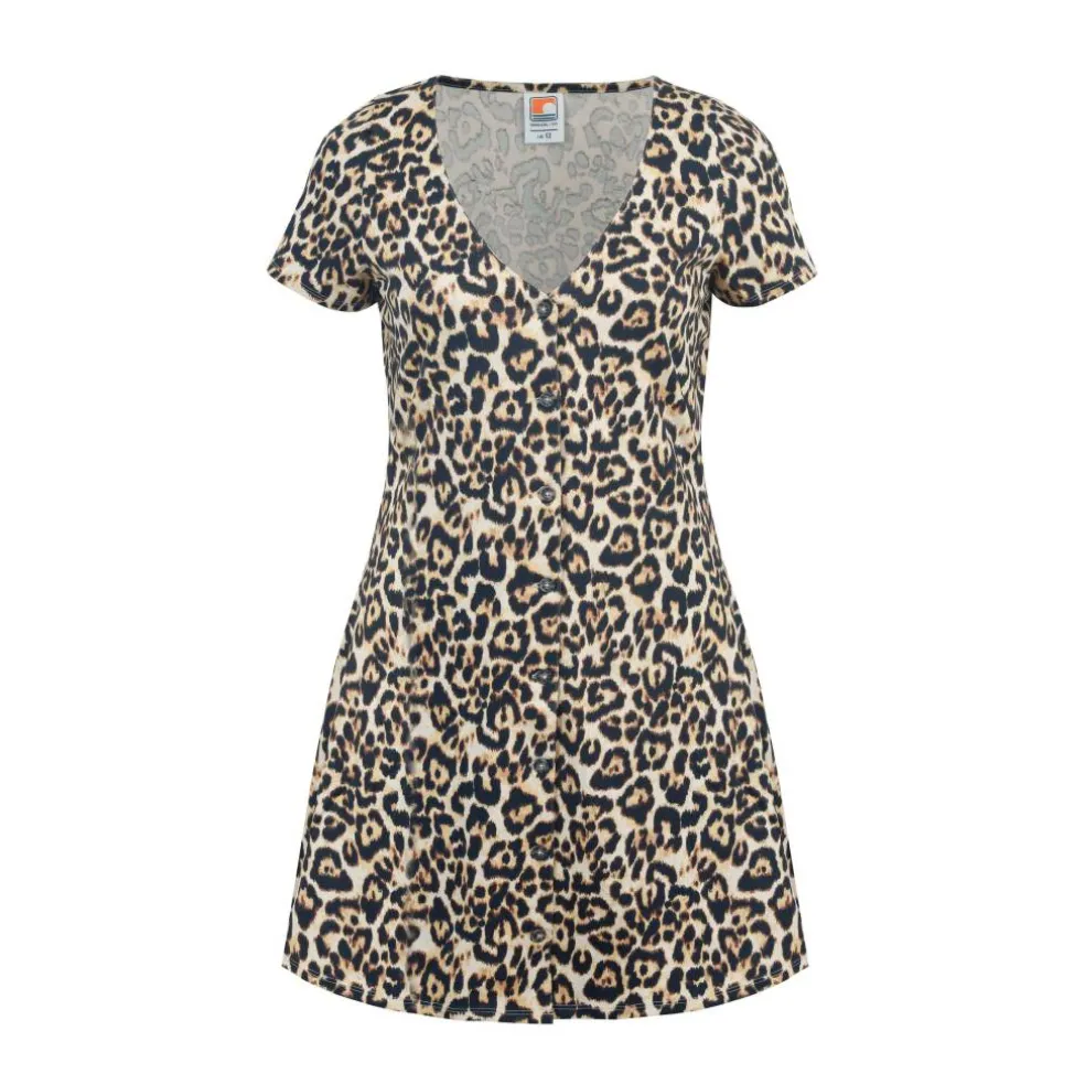 Women's Button-Up Mini Dress