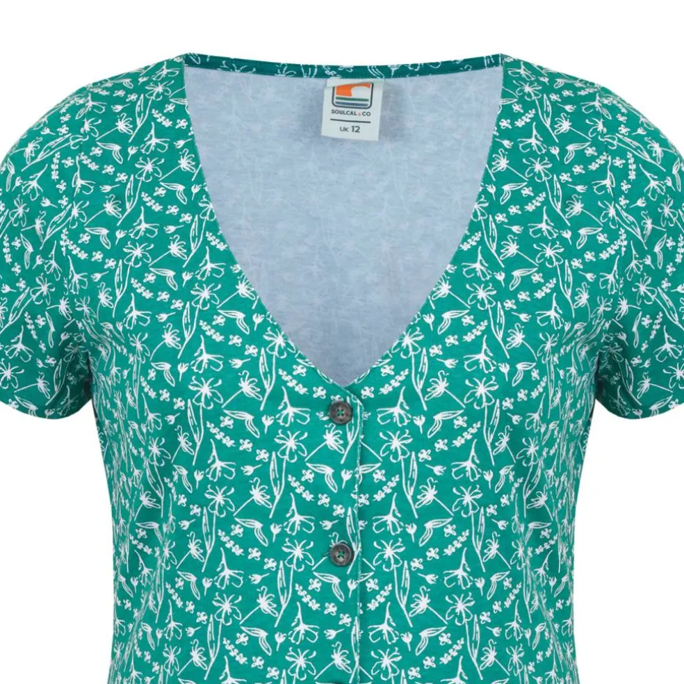 Women's Button-Up Mini Dress