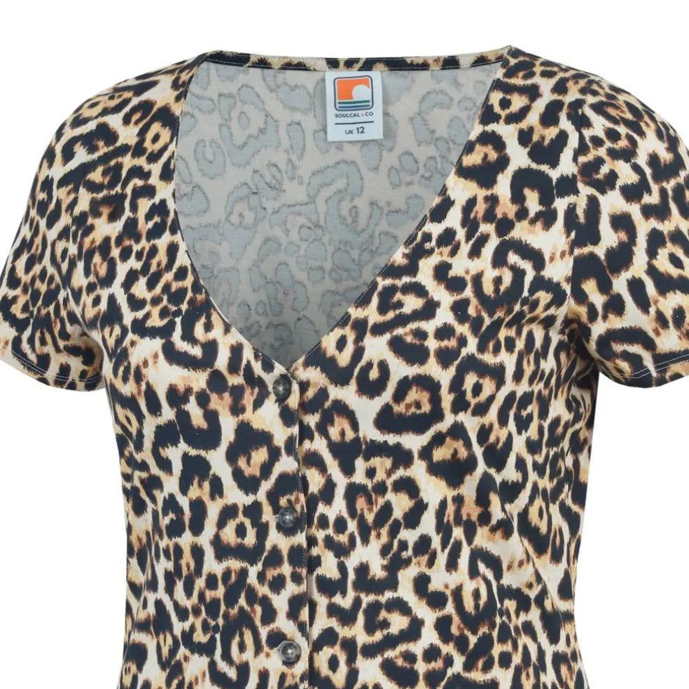Women's Button-Up Mini Dress