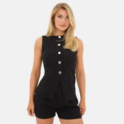 Women's Button Waistcoat