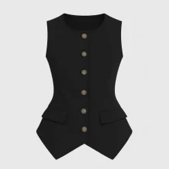 Women's Button Waistcoat